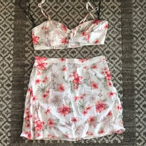 Matching skirt & top